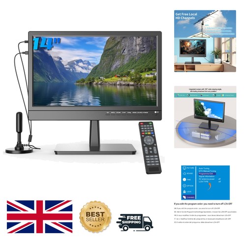 Compact inch 1080p - 14-inch, flat