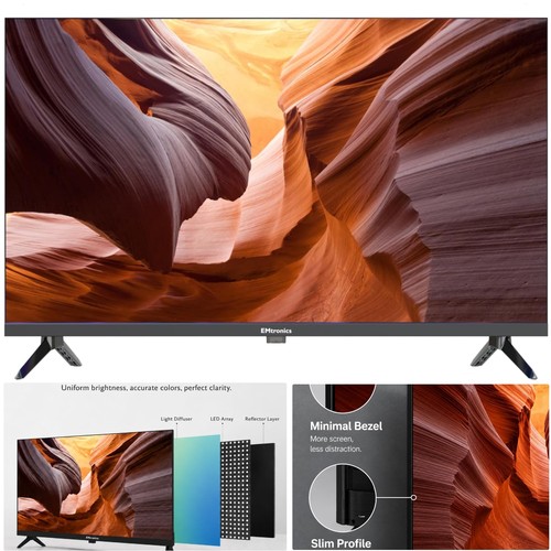 Inch led black with - tv,
